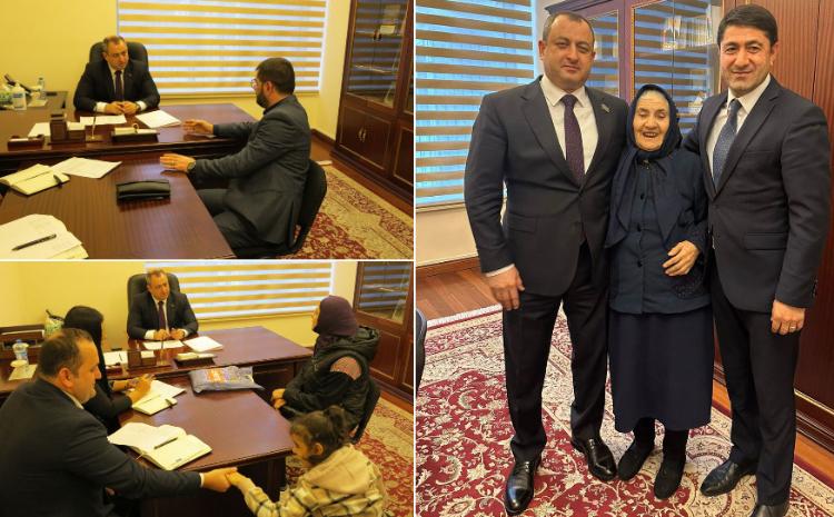 Milli Məclisin sədr müavini Adil Əliyev növbəti dəfə vətəndaşların qəbulunu keçirib 