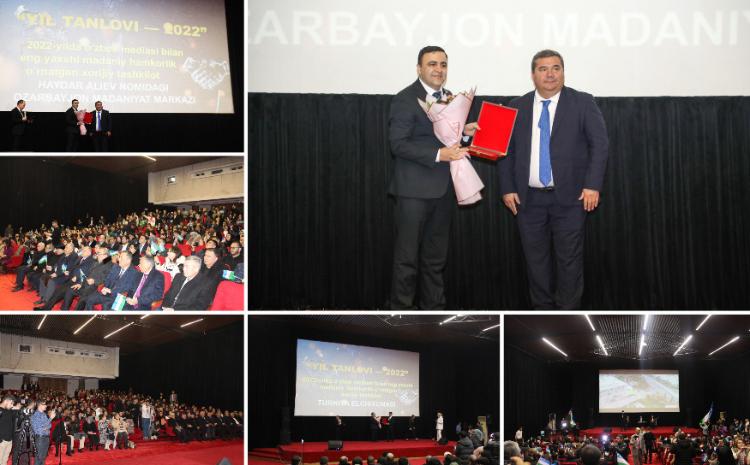 Daşkənddəki Heydər Əliyev adına Azərbaycan Mədəniyyət Mərkəzi "Ən fəal Mərkəz" nominasiyasında qalib olub 