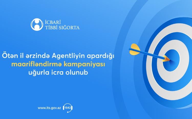Ötən il ərzində Agentliyin apardığı maarifləndirmə kampaniyası uğurla icra olunub 