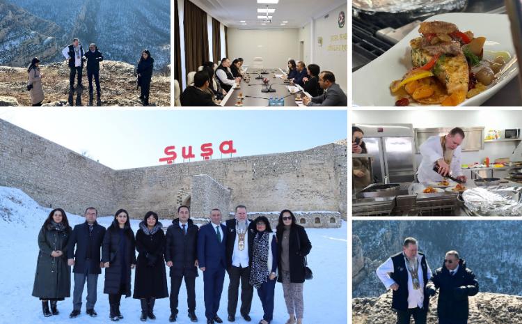 "Worldchefs" prezidenti kreativ reseptlə Şuşaya həsr olunmuş "Şuşalı" yeməyini hazırlayıb 