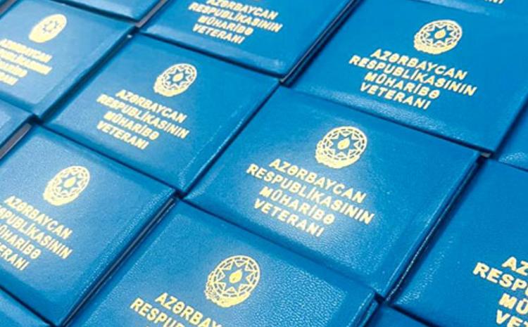 "Müharibə veteranı" adı və vəsiqəsinin verilməsi prosesi mərhələli şəkildə icra olunur 