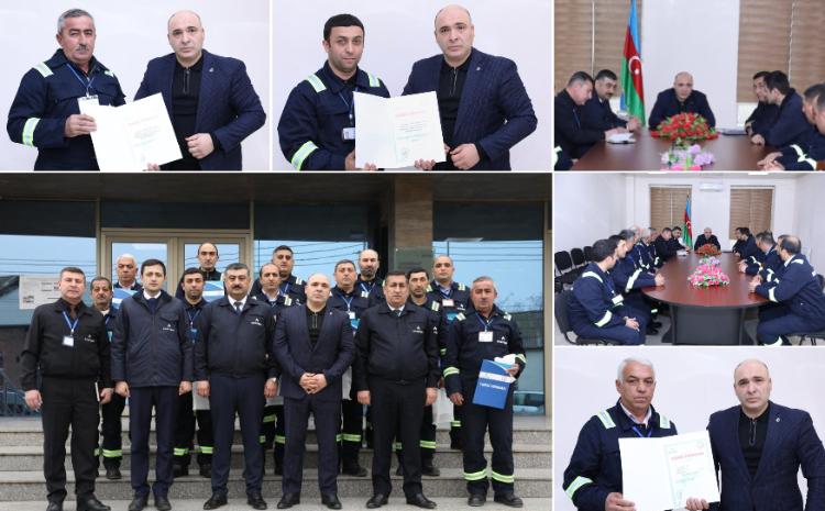 Gəncə Regional qaz istismarı İdarəsinin 11 əməkdaşı təltif edildi 