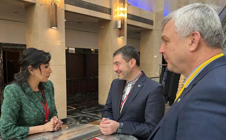 Ombudsman Səbinə Əliyeva Ukraynalı həmkarı ilə görüşüb 