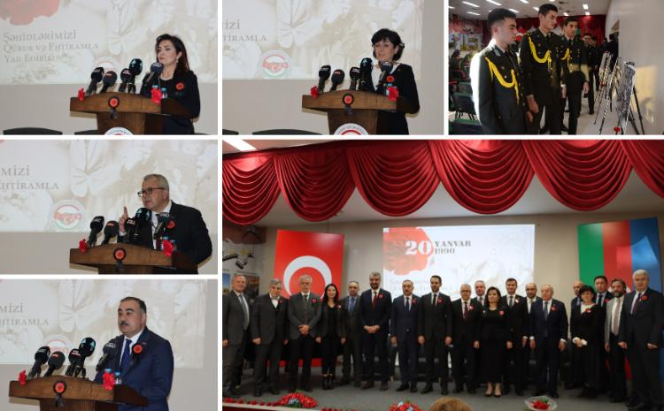 Ankarada 20 yanvar - Ümumxalq hüzn gününə həsr olunmuş anım mərasimi keçirilib 