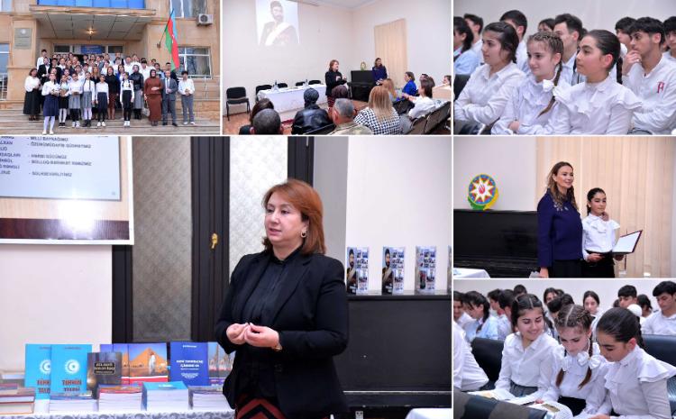 Paytaxt məktəbində "Xeyriyyəçilik ənənəsinin memarı" mövzusunda tədbir 