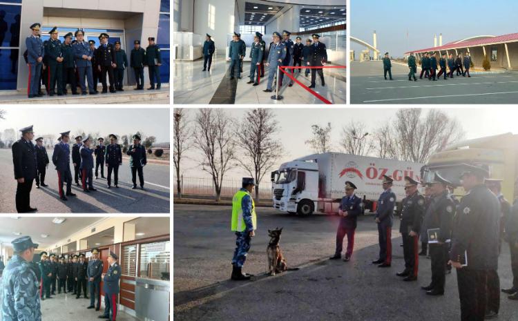 DSX və DGK rəhbərliyi Sədərək, Culfa və Şahtaxtı dövlət sərhədindən buraxılış məntəqələrində olublar 