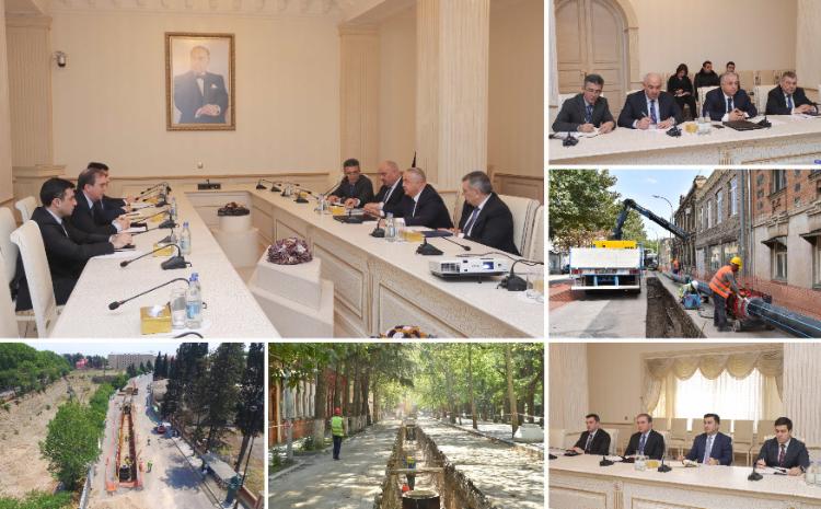 2023-cü ildə Gəncə şəhərində içməli və tullantı su layihəsi çərçivəsində görüləcək işlər müzakirə olunub 