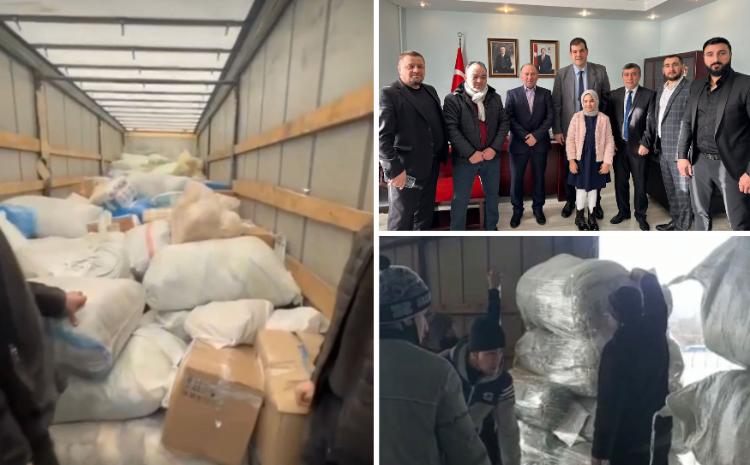 Pyatiqorskdakı Azərbaycan icması humanitar yardımı Türkiyənin Baş konsulluğuna təhvil verib 