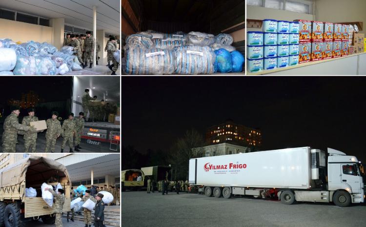 При организационной поддержке Министерства обороны направлена помощь в Турцию 