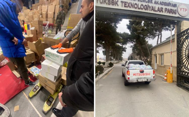 Yüksək Texnologiyalar Parkı Türkiyə üçün yardım kampaniyasına qoşulub 