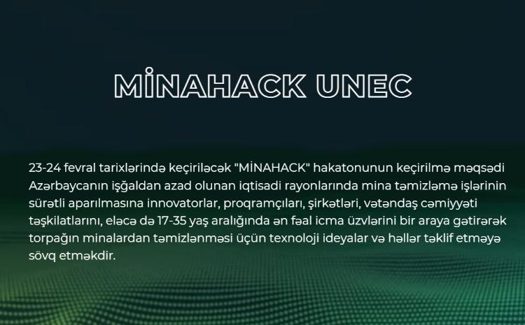 Ölkədə ilk dəfə olaraq "MİNAHACK" hakatonu keçiriləcək 
