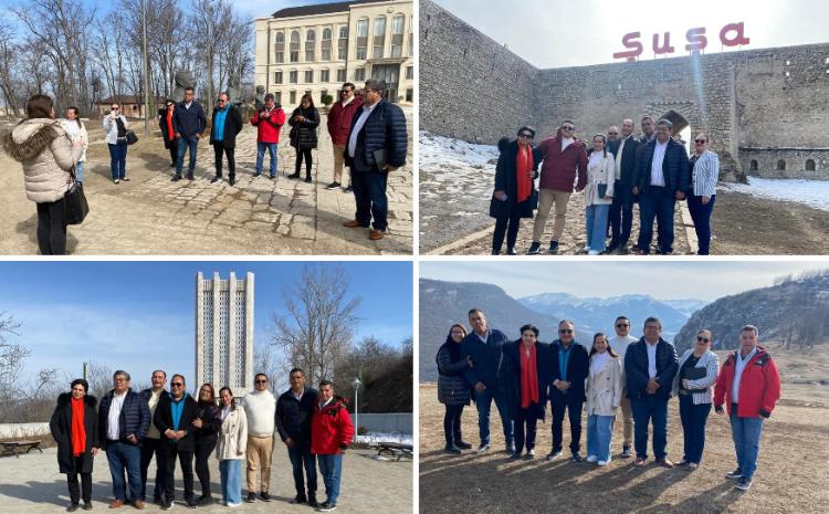 Meksikalı parlamentarilər Şuşa şəhərində olublar 