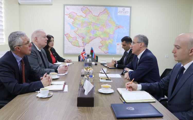 Böyük Britaniyanın İqlim Dəyişmələri üzrə Tərəflər Konfransının regional səfiri ilə görüş keçirilib 