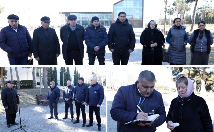 Sayğac və qaz xətlərinin yerinin dəyişdirilməsi, yeni yaşayış massivinin qazlaşdırılması və digər məsələlər "Açıq mikrofon"da 