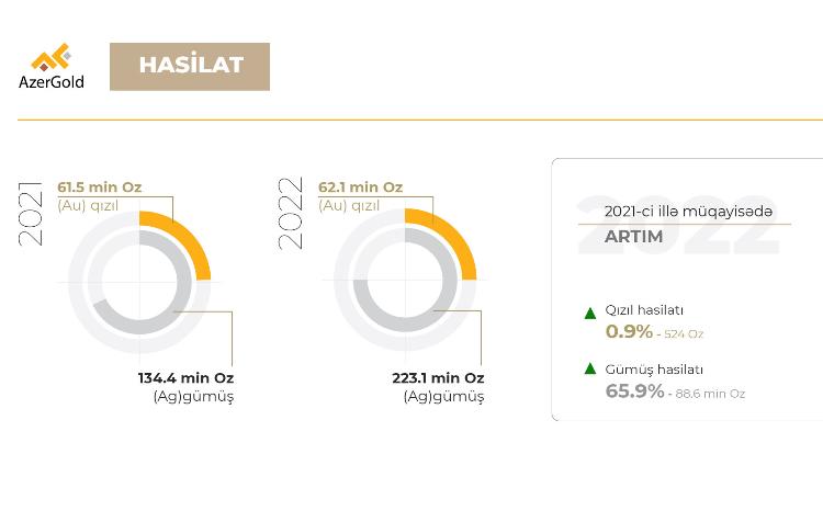 ЗАО "AzerGold" увеличило добычу в 2022 году 