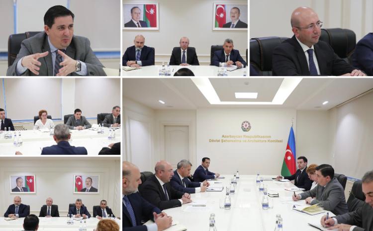 Dövlət Şəhərsalma və Arxitektura Komitəsinin sədri BMTİP-nin Nümayəndəliyinin rəhbərini qəbul edib 