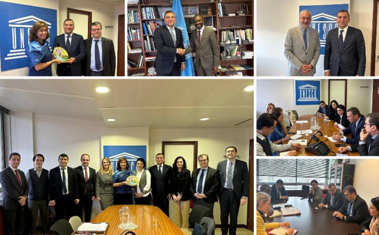 DTA nümayəndə heyətinin UNESCO rəhbər şəxsləri ilə görüşləri olub 
