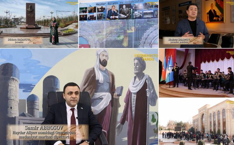 Государственное телевидение Узбекистана представило программу, посвященную Гейдару Алиеву 