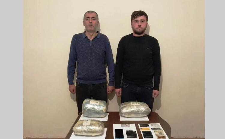 Sərhədçilər İrandan ölkəyə narkotik gətirənləri saxlanılıb 