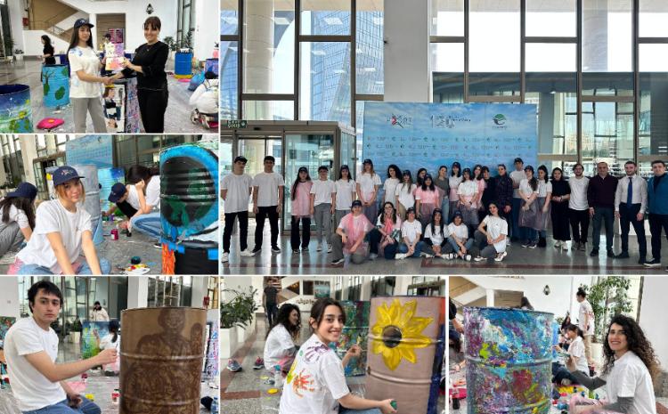 "3D Art" Art Exhibition of young amateur artists has been organized in Baku Marine Terminal (Port Art Center) 