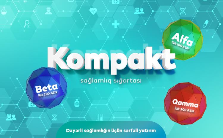 PAŞA Sığorta minimal qiymətlərlə yeni "Kompakt" könüllü sağlamlıq sığortası məhsulunu təqdim edir! 