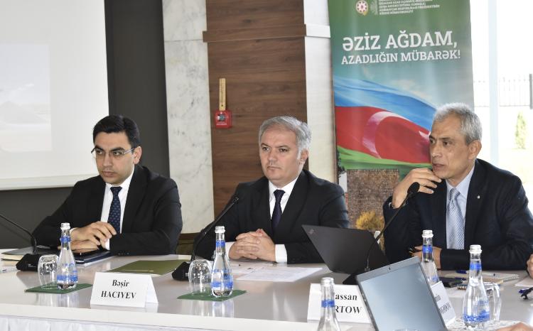 Ağdamda işğal dövründə yaranmış tikinti-söküntü tullantıları təkrar emal edilərək tikinti-quruculuq işlərində istifadə olunacaq 