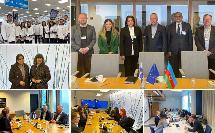 Umayra Tağıyevanın rəhbərlik etdiyi nümayəndə heyətinin Finlandiyaya səfəri başa çatıb 