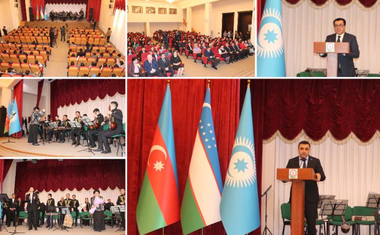 Özbəkistanda Ümummilli Lider Heydər Əliyevin 100 illik yubileyinə həsr olunmuş konsert təşkil olunub 