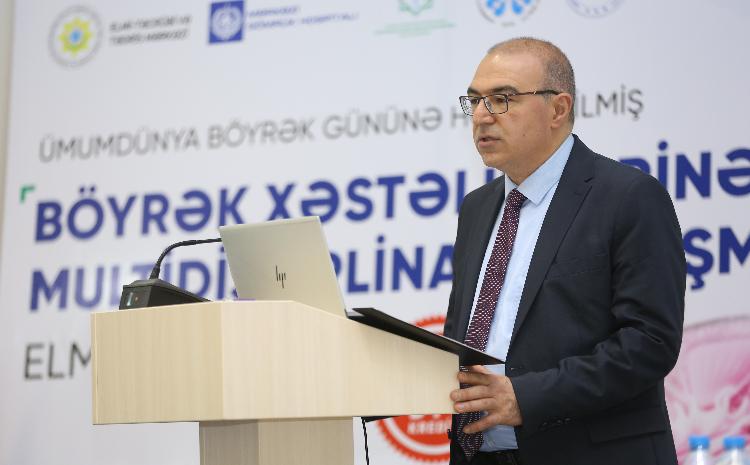 "Böyrək xəstəliklərinə multidissiplinar yanaşma" mövzusunda Elmi Konfrans həyata keçirilib 