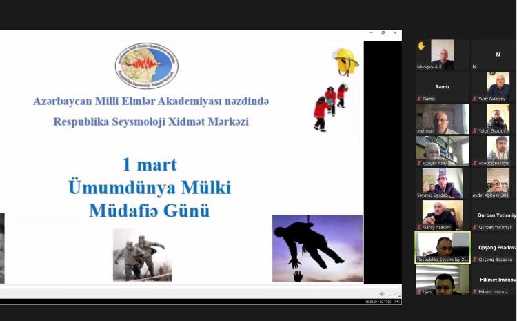 RSXM-də 1 mart -Ümumdünya Mülki Müdafiə gününə həsr olunmuş tədbir keçirilib 