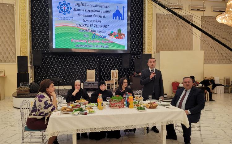 Beynəlxalq Qadınlar Günü münasibətilə şəhid ailələrinin qadın üzvləri üçün bayram tədbiri keçirilib 