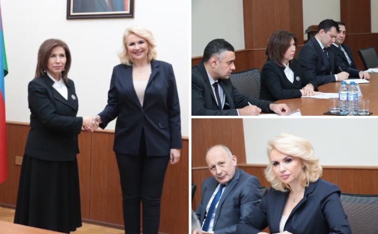 Bahar Muradova Serbiyanın ailə rifahı və demoqrafiya naziri ilə görüşüb 