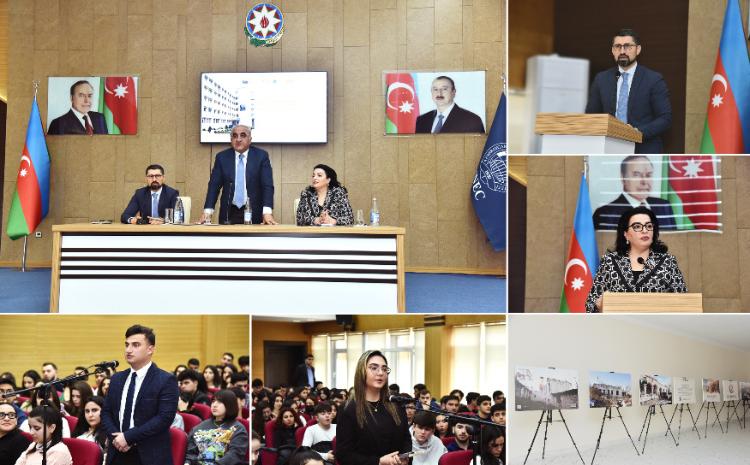 Состоялась встреча со студентами UNEC на тему «Роль солидарности в возрождении Карабаха» 