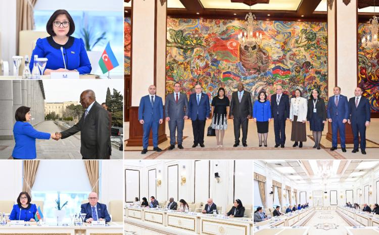 Milli Majlis Speaker Sahiba Gafarova Meets with Vice President of Republic of Cuba 