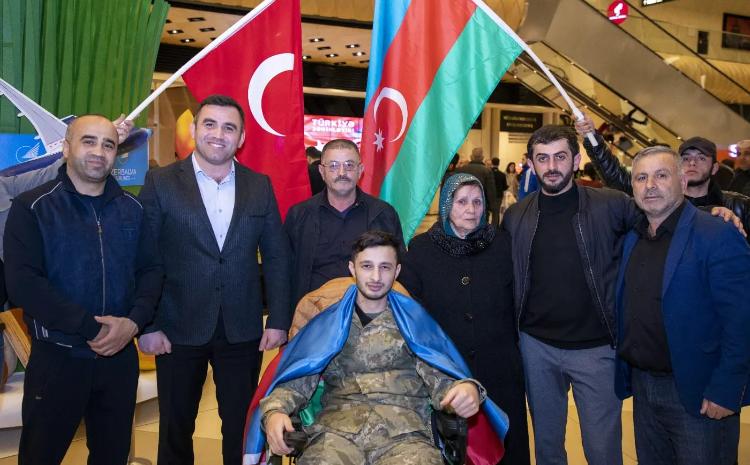 Türkiyədə müalicə alan qazimiz Vahid İmanlı Taleh oğlu Vətənə geri qayıdıb 