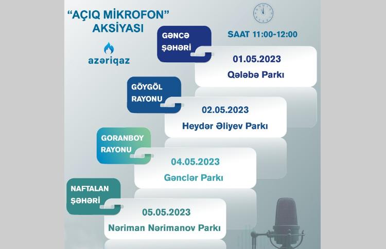 SOCAR "Azəriqaz" İB-nin "Açıq mikrofon" aksiyası davam edir 