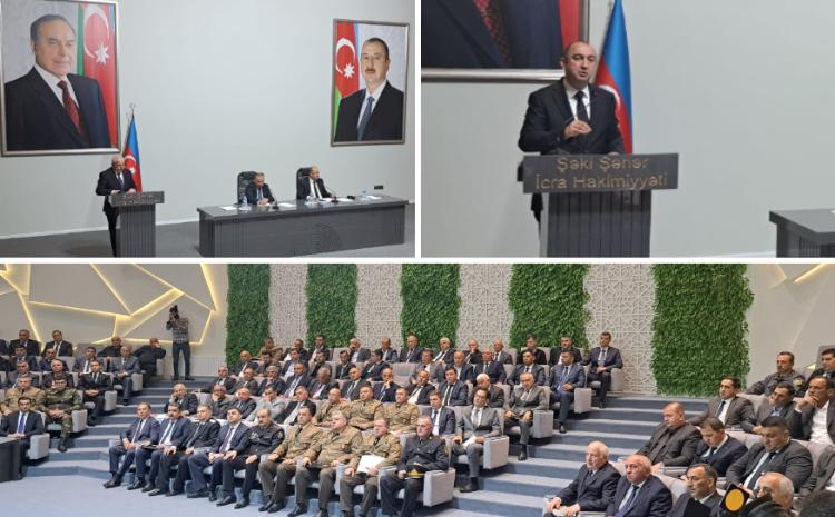 Yanğın təhlükəsizliyi ilə bağlı regional müşavirə keçirilib 