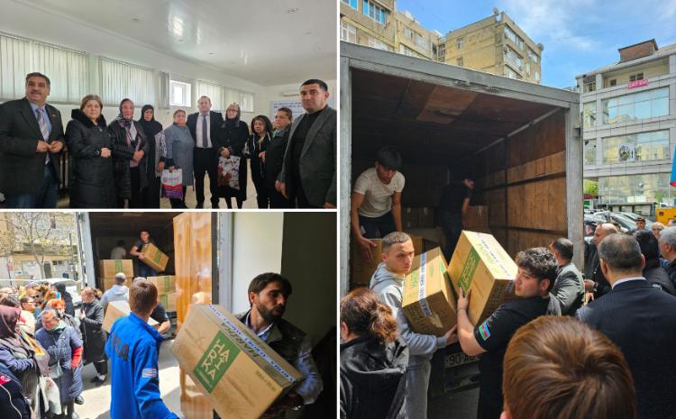 Milli Məclisin sədr müavini Adil Əliyev tərəfindən Ramazan sovqatları təqdim edilib 