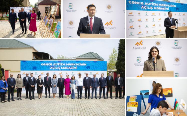 По инициативе Фонда Гейдара Алиева и при поддержке ЗАО «AzerGold» в Гяндже сдан в эксплуатацию Центр аутизма 