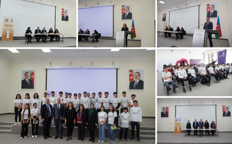 "Müasir dünyada müasir köləlik" layihəsi çərçivəsində tədbir keçirilib 