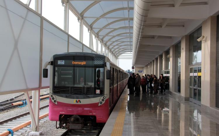 Qatarların "Bakmil" stansiyasına hərəkət cədvəli dəyişdirilib 