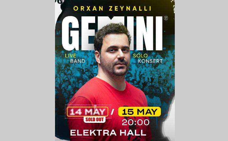 Orxanın konsert biletləri tükəndi, ikinci gün əlavə etdi 