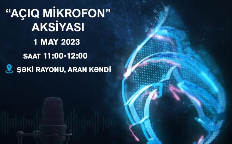 SOCAR "Azəriqaz" İB-nin "Açıq mikrofon"u Şəkidə qurulacaq 