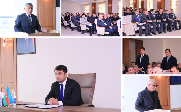 Neftçalada su ehtiyatlarından səmərəli istifadə mövzusunda görüş keçirilib 