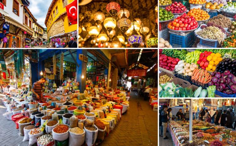 Türkiyənin demək olar ki, hər şəhərində ənənəvi açıq və qapalı bazarlar qurulur 
