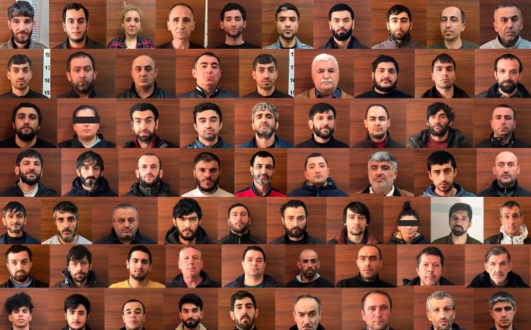 Polis əməliyyat keçirdi  73 nəfər saxlanıldı - VİDEO