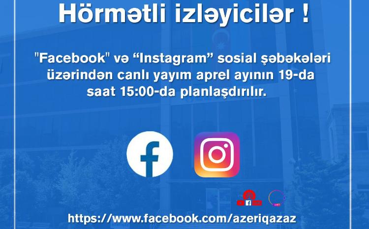 "Azəriqaz" İB rəhbərliyinin növbəti canlı yayımı planlaşdırılır 
