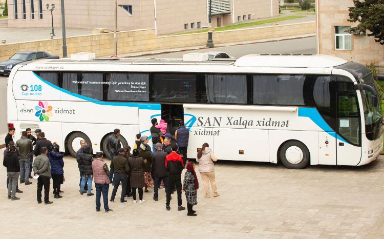 Səyyar ASAN avtobusu Astarada 