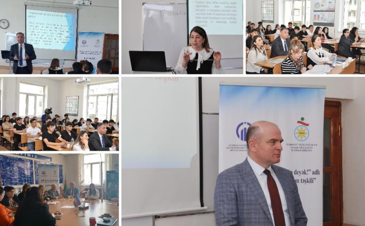 Uşaqlara qarşı zorakılıqla mübarizəyə həsr olunmuş maarifləndirmə tədbiri keçirilib 