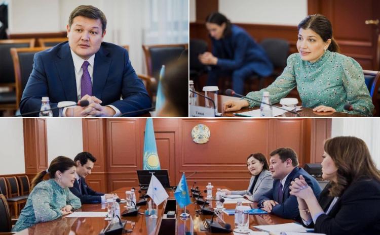 Гюнай Эфендиева встретилась с министром культуры и спорта Республики Казахстан Асхатом Ораловым 